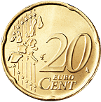 Luxembourg 20 cent