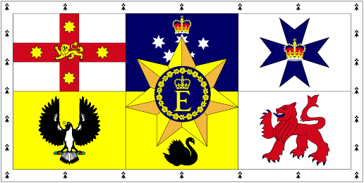 Personal Flag of HM The Queen of Australia