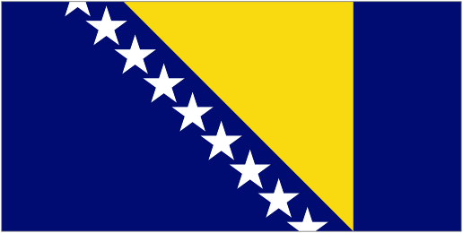 National Flag of Bosnia & Herzegovina