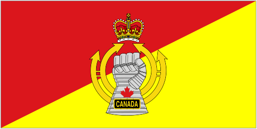 Armoured Branch Camp Flag of Canada