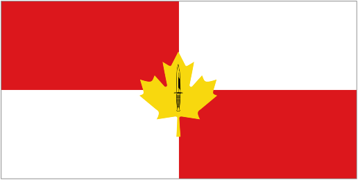 Infantry Branch Camp Flag of Canada