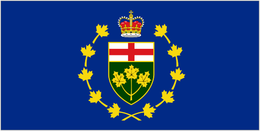 Lt Governor Flag - Ontario