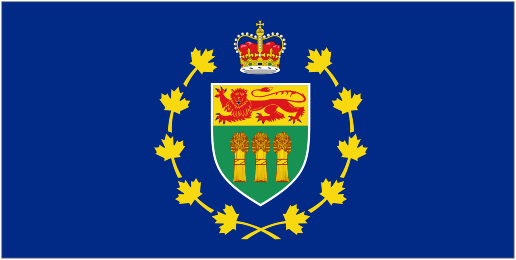 Lt Governor Flag - Saskatchewan