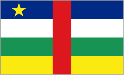 National Flag of Central African Republic