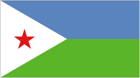 National Flag of Djibouti