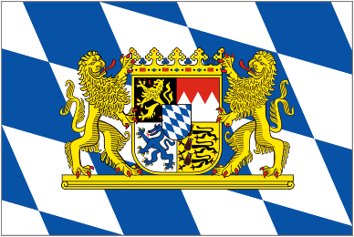 Bavaria Civil Flag (de facto)