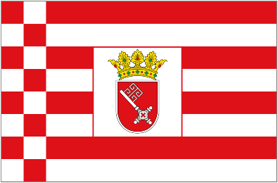 Free Hanseatic City of Bremen (Freie Hansestadt Bremen) State Flag