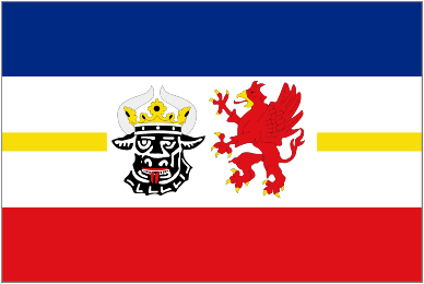 Mecklenburg-Western Pomerania (Mecklenburg-Vorpommern) State Flag