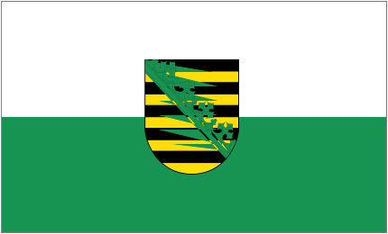 Free State of Saxony (Freistaat Sachsen) State Flag