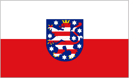 Free State of Thuringia (Freistaat Thuringen) State Flag