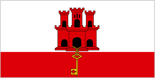 National Flag of Gibraltar