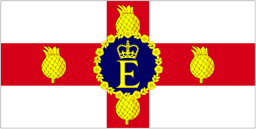 Personal Flag of HM The Queen of Jamaica