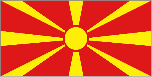 National Flag of Macedonia