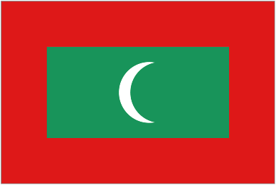 National Flag of Maldives