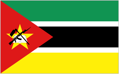 National Flag of Mozambique