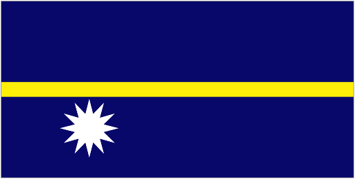 National Flag of Nauru