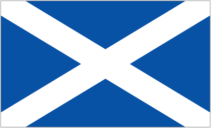 Scottish National Flag St. Andrews Saltire