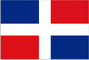 National Flag of Dominican Republic
