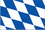 Free State of Bavaria (Freistaat Bayern) State and Civil Flag