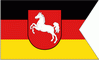 Lower Saxony (Niedersachsen) State Flag