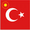 President Flag of Turkey