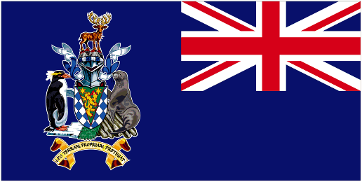 National Flag of South Georgia & South Sandwich Islands