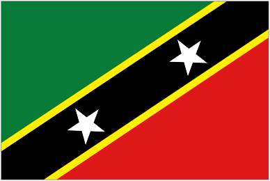 National Flag of St. Kitts & Nevis