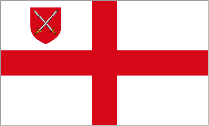 The Church of England (with Diocesan Arms in the canton)