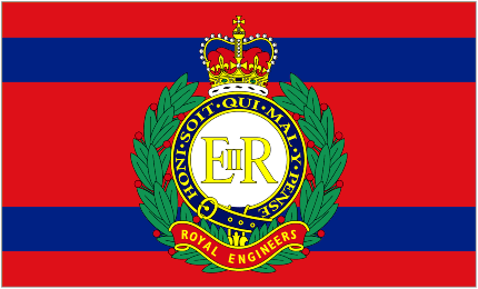 Corps of Royal Engineers Camp Flag of United Kingdom