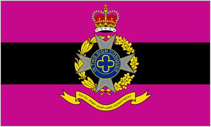 Royal Army Chaplains Department Camp Flag of United Kingdom