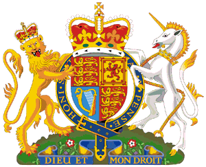 The Royal Arms as used by HM Government