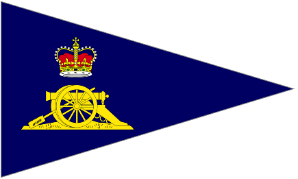 Royal Artillery Yacht Club Burgee