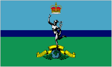 Royal Corps of Signals Camp Flag of United Kingdom