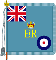 The Queens Colour for the Royal Air Force in the UK