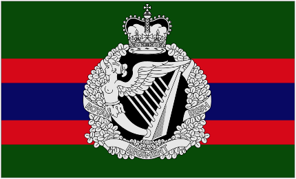 The Royal Irish Regiment Camp Flag of United Kingdom