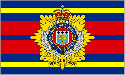 The Royal Logistic Corps Camp Flag of United Kingdom