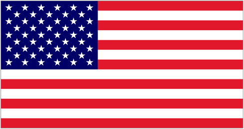 National Flag Stars and Stripes of United States