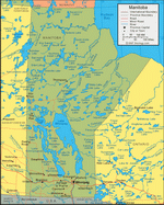 Map of Manitoba