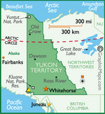 Map of Yukon Territory