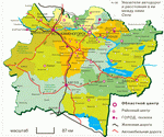 Map of East Kazakhstan Oblast