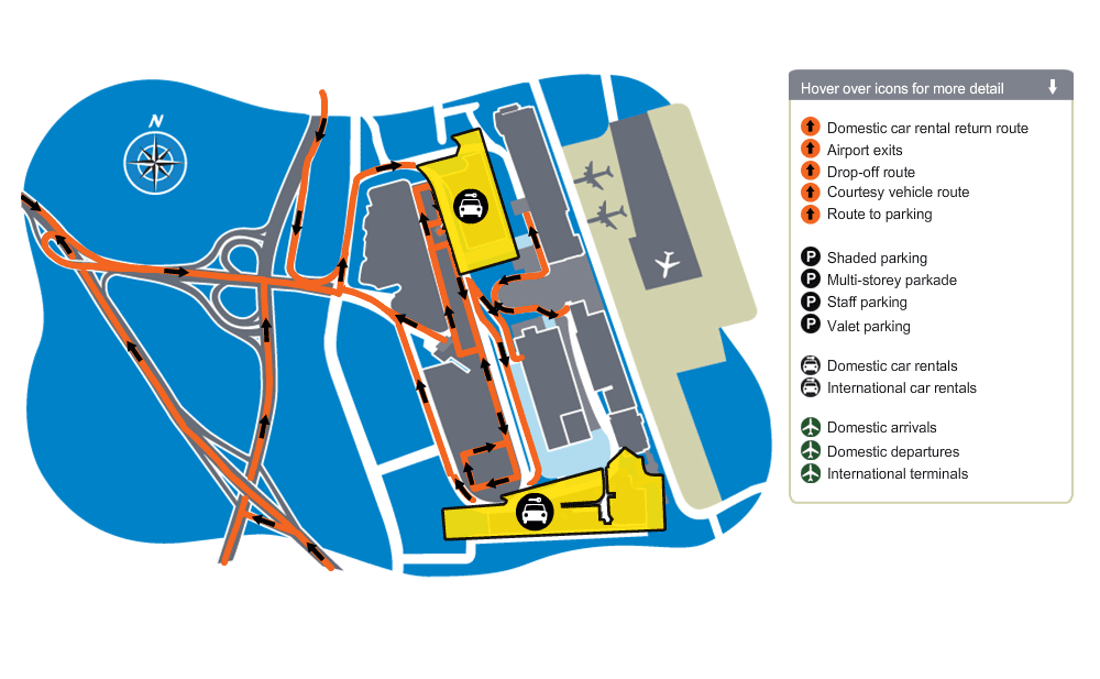 Parking scheme of Cape Town International Airport