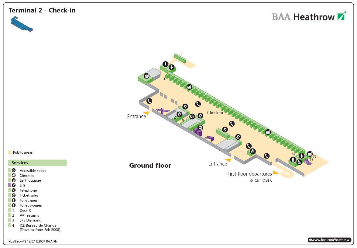 Terminal 2 (Heathrow)  check-in