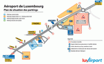 Parking scheme of Luxembourg Findel Airport