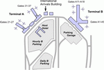 Parking scheme of Sacramento International Airport