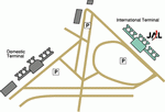 Scheme to arrive at the Seoul Gimpo International Airport