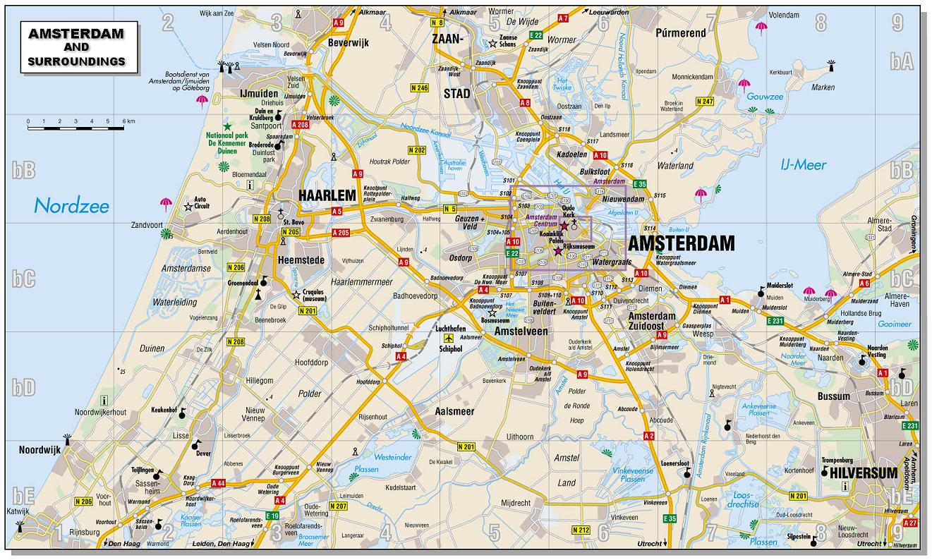 Map of suburb part of Amsterdam