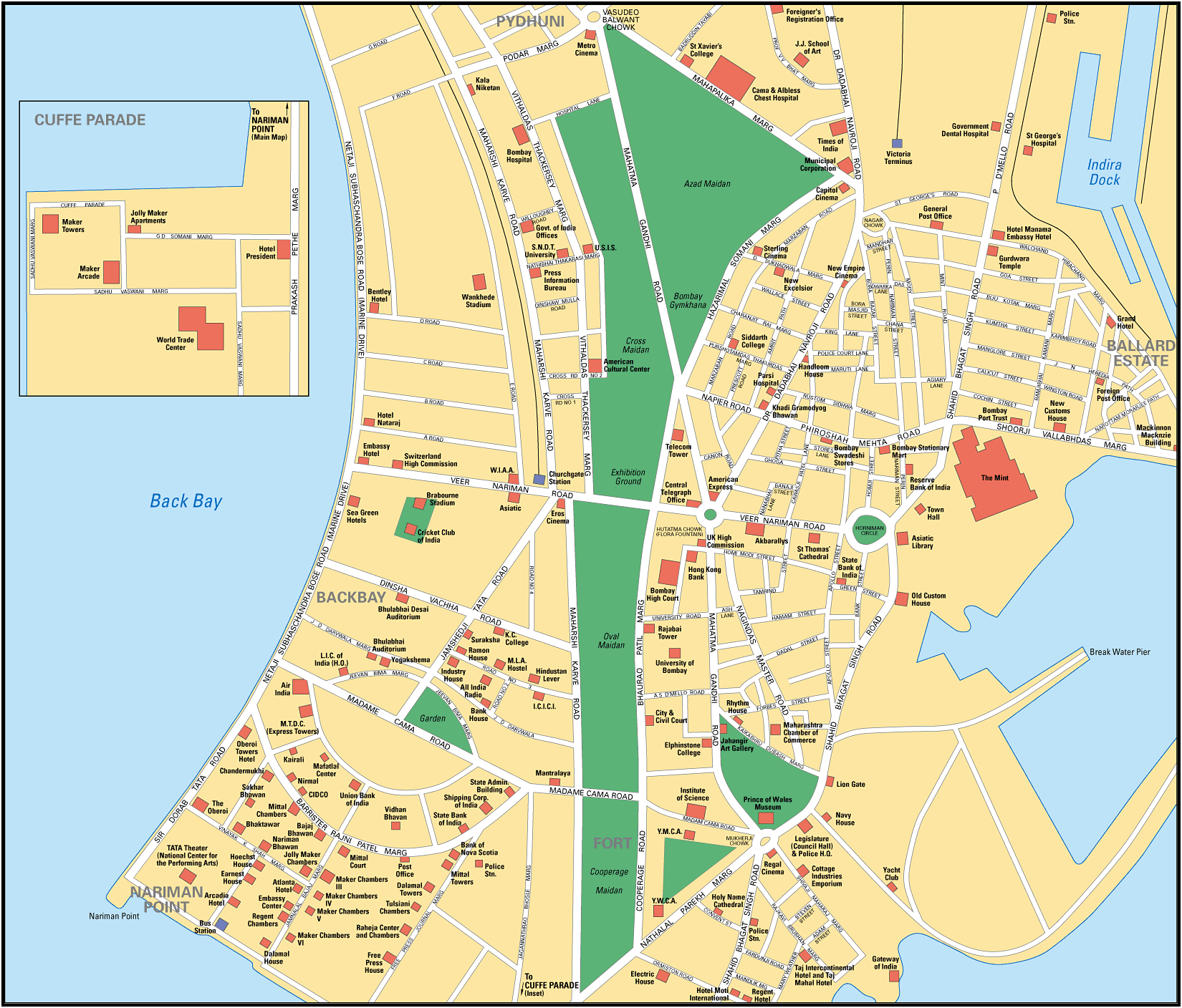 Map of Mumbai