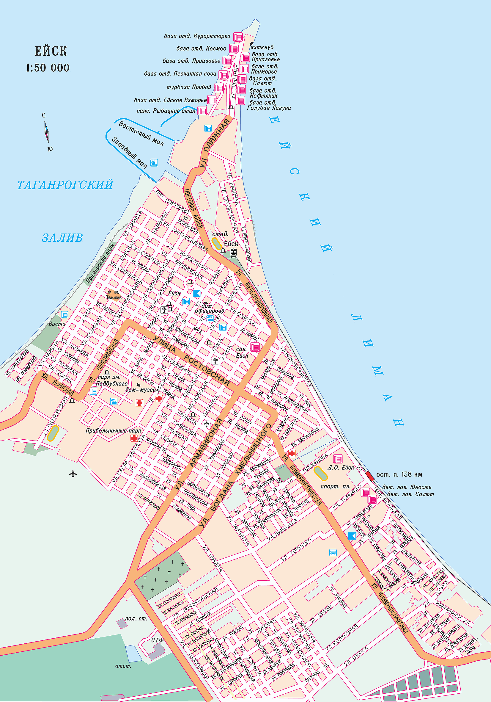 Map of Eysk