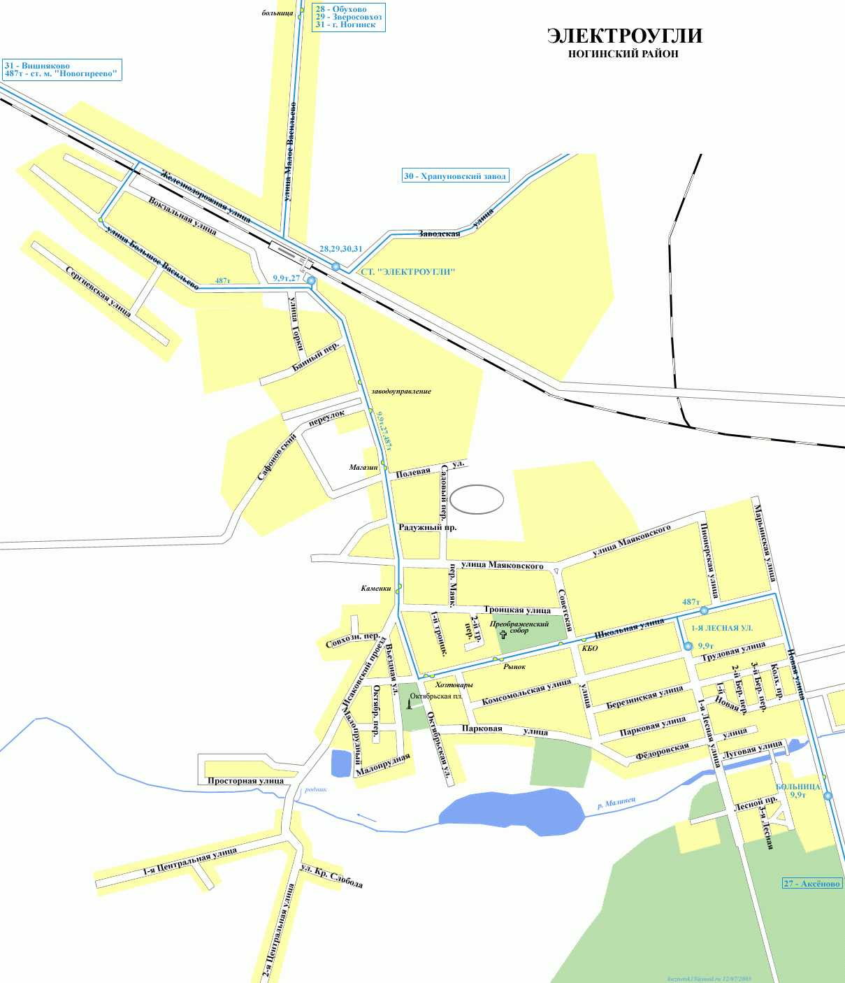 Map of Elektrougli