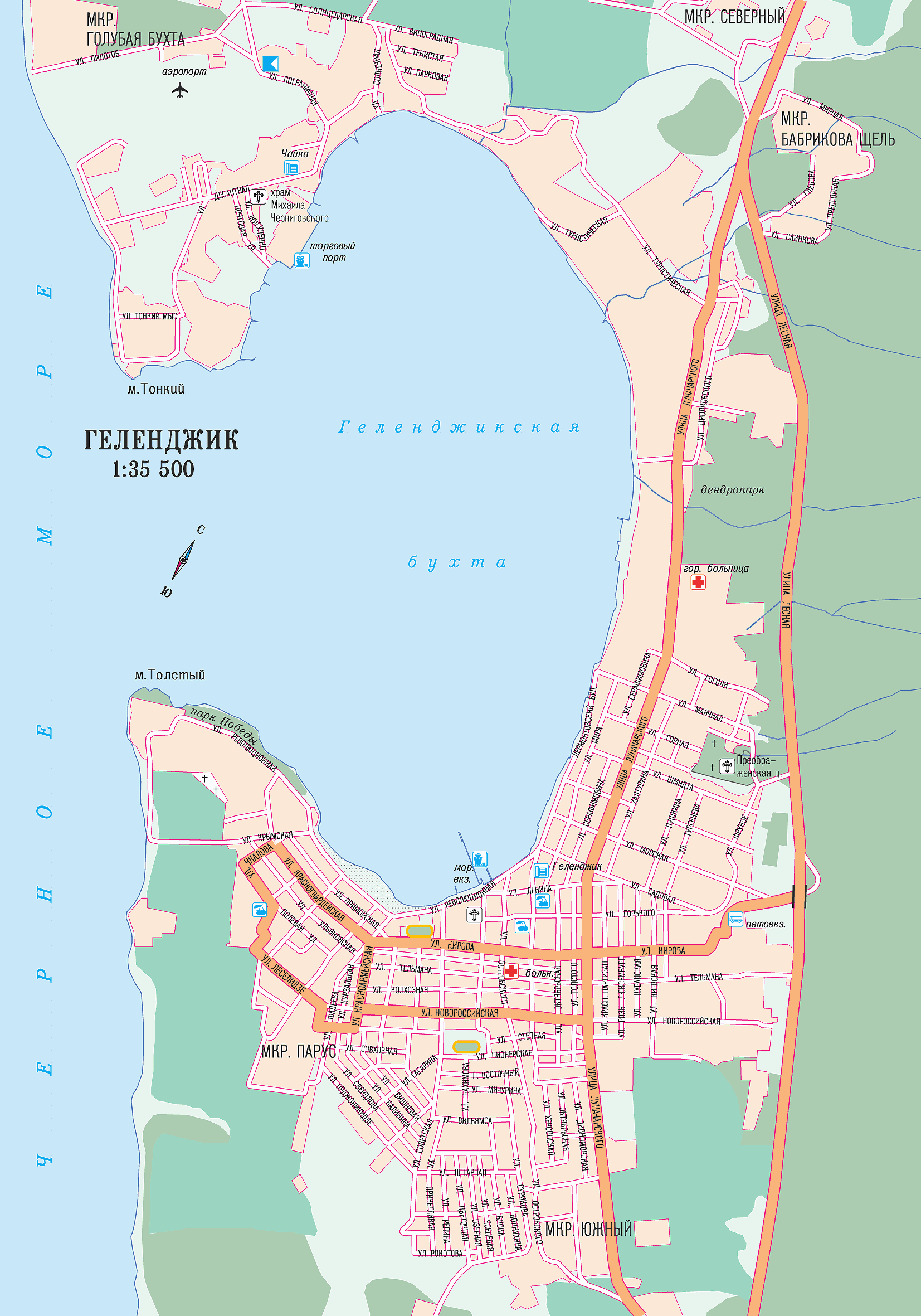 Map of Gelendzik